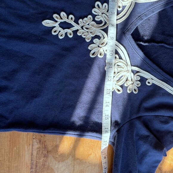 Lilly Pulitzer navy long sleeve dress with embroider size small - Picture 7 of 12